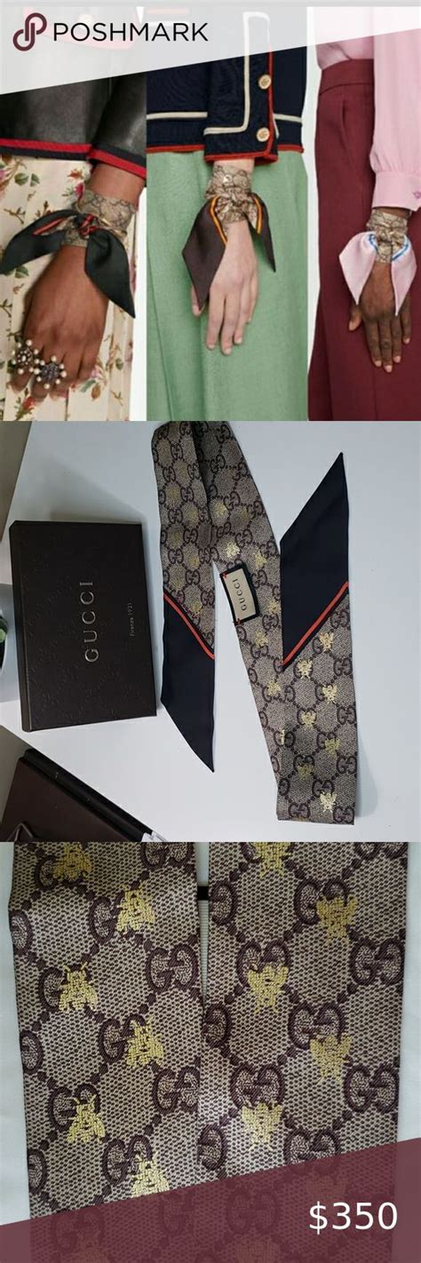 gucci wrist scarf|Gucci scarf outlet.